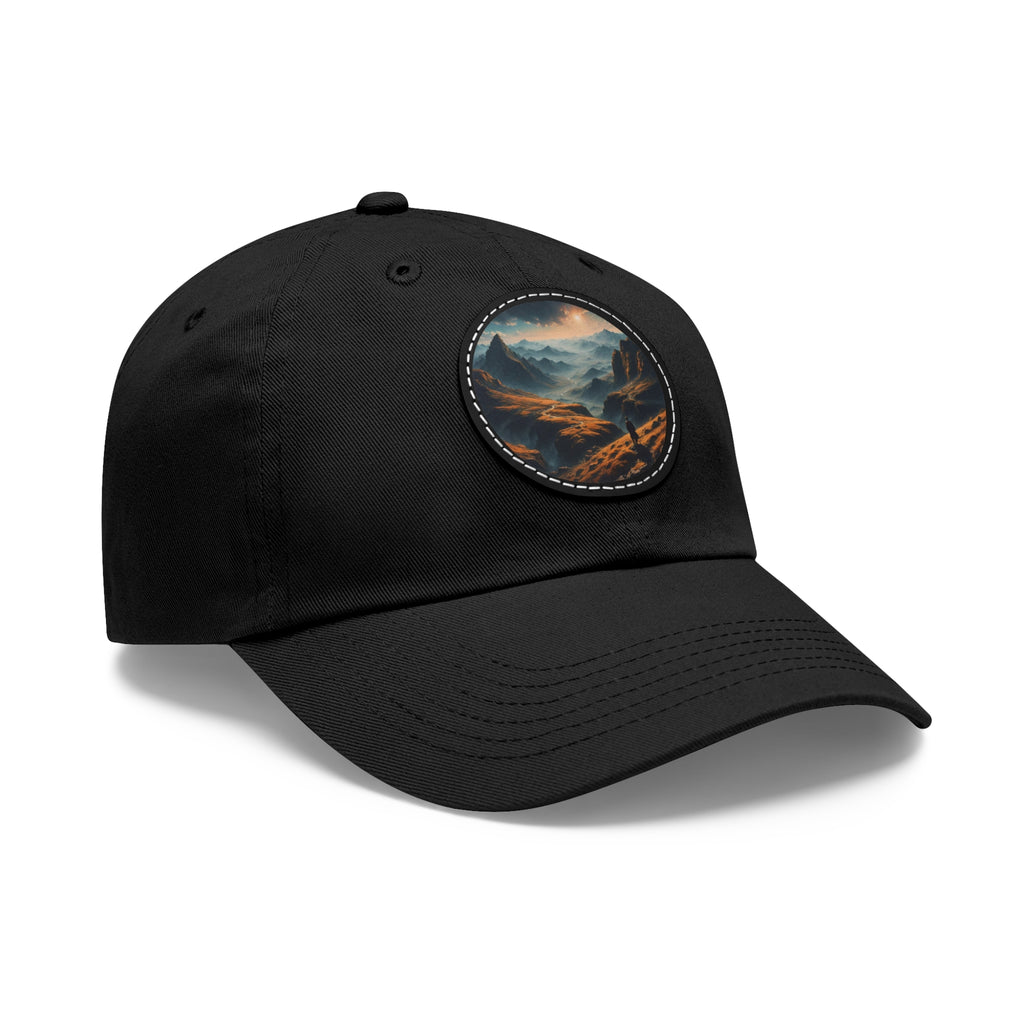 Relish hat with leather patch