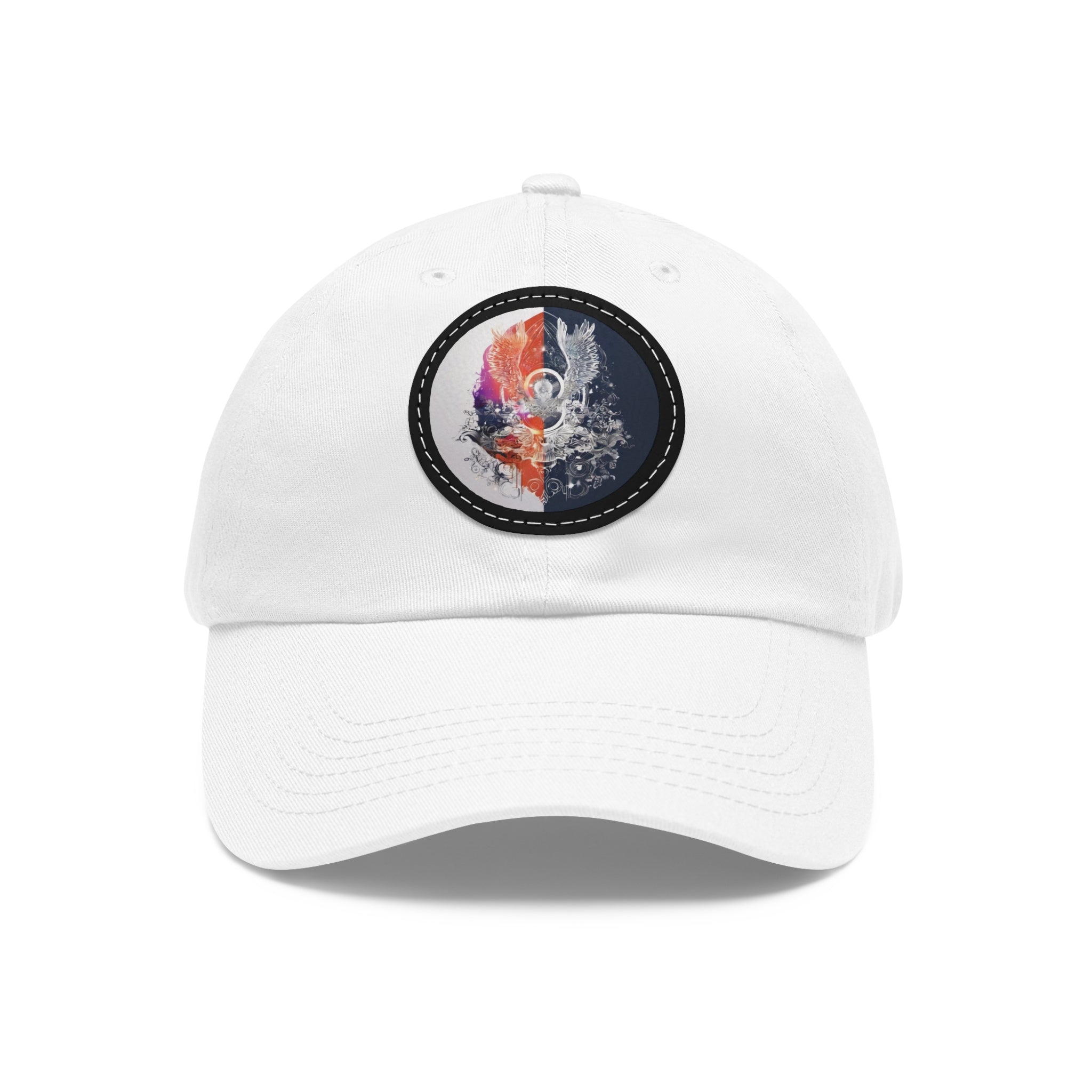 Angelic hat with leather patch