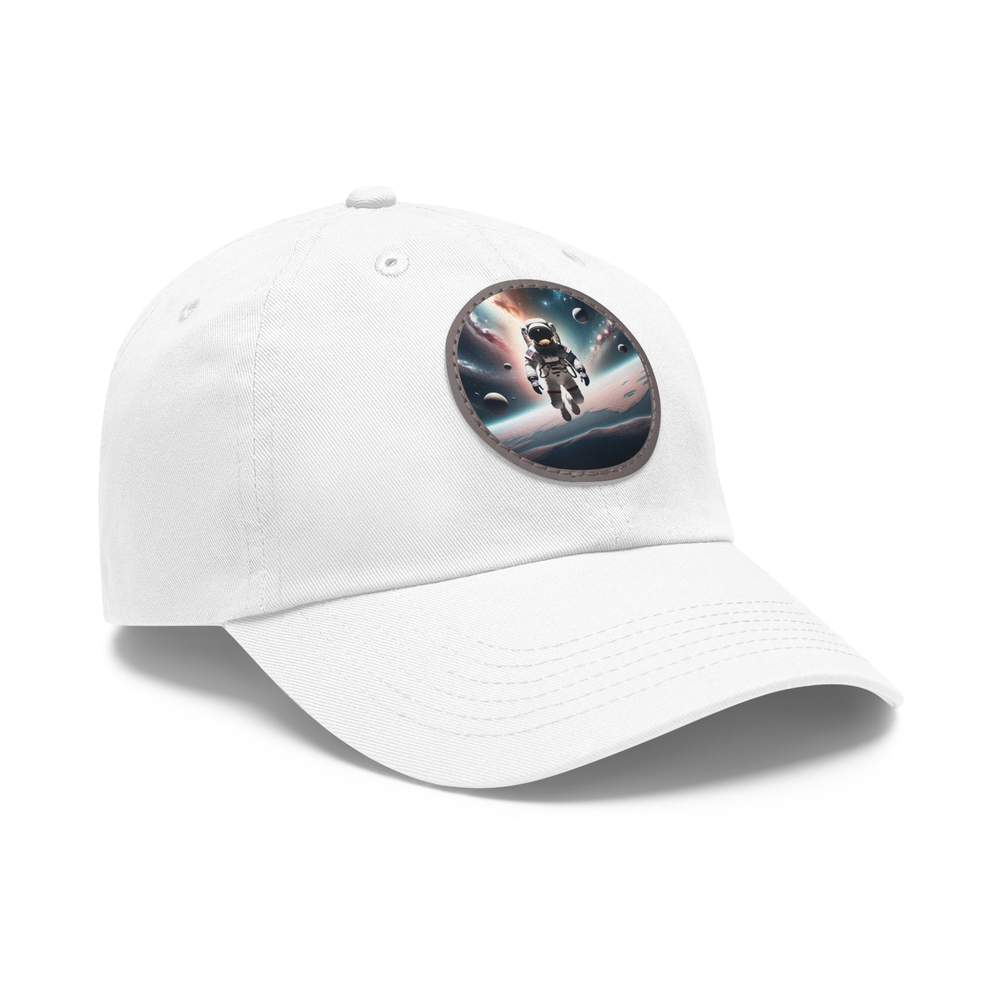 Wondrous hat with leather patch