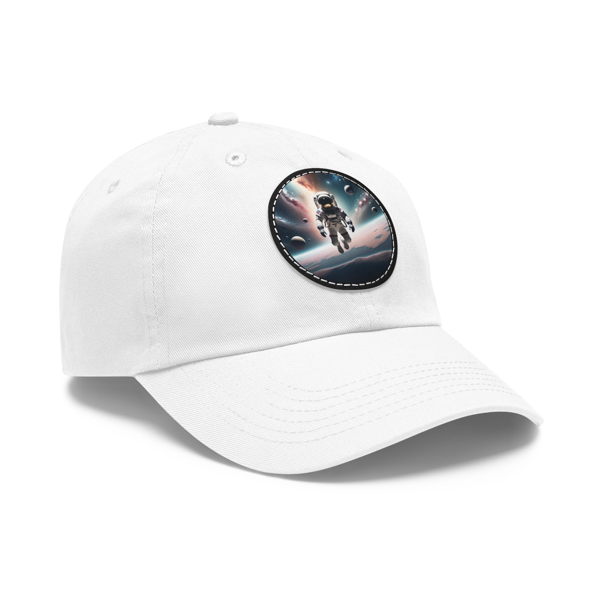 Wondrous hat with leather patch