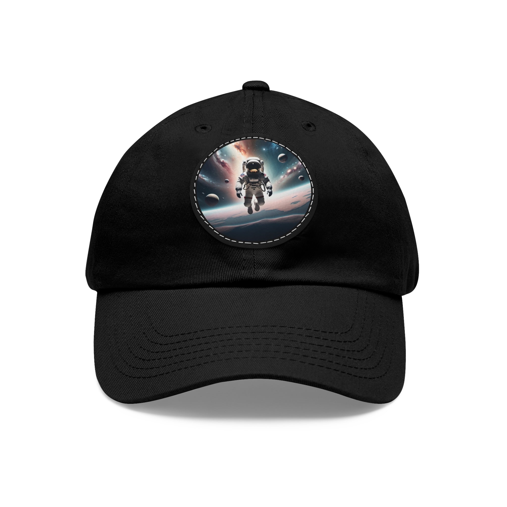 Wondrous hat with leather patch