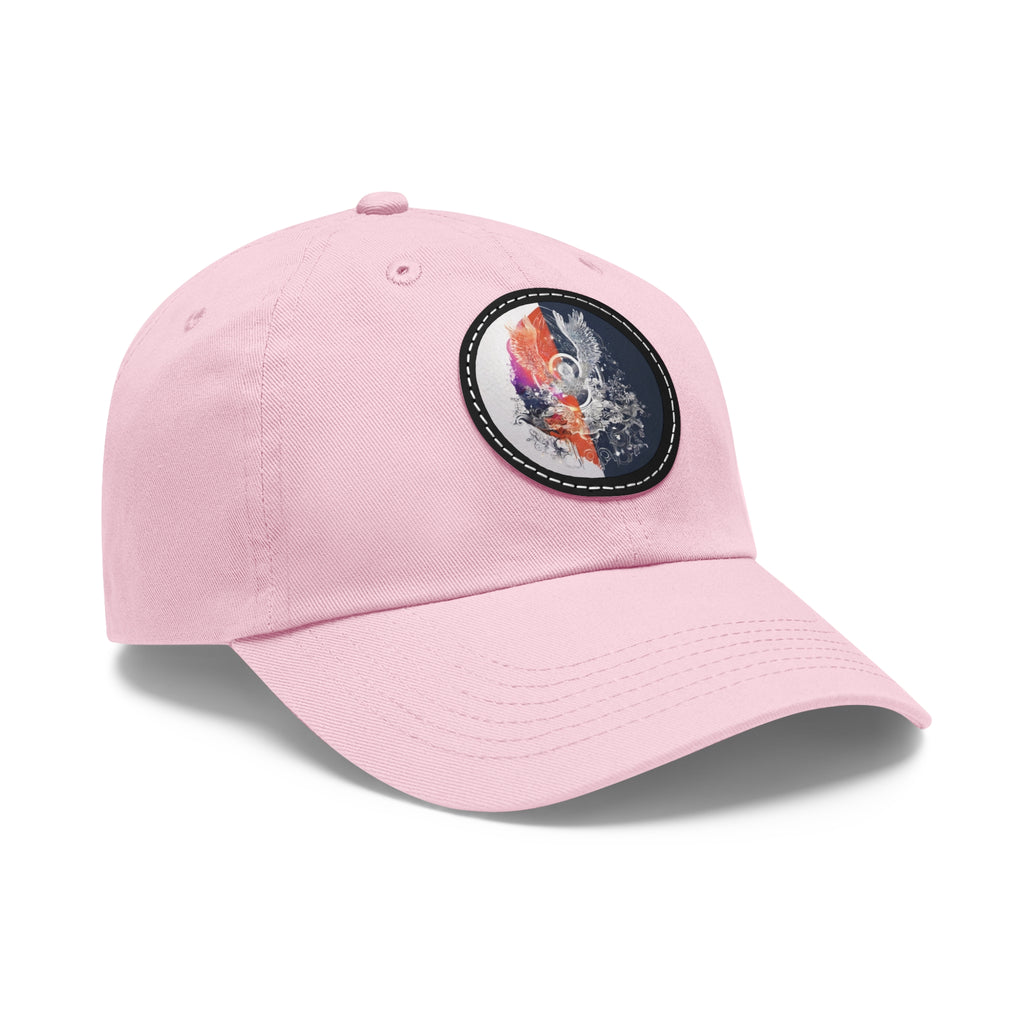 Angelic hat with leather patch
