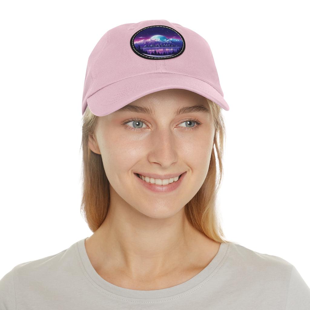 Aurora hat with leather patch
