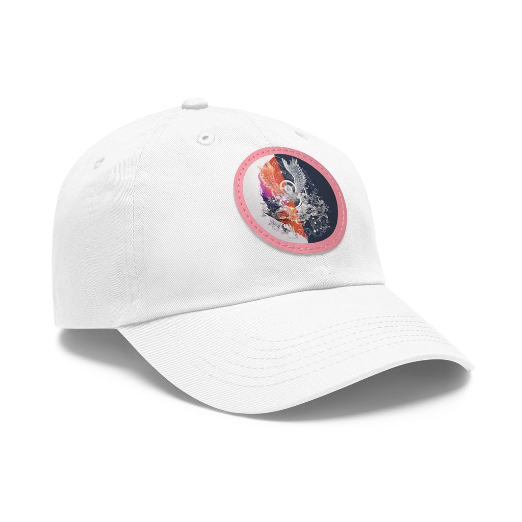 Angelic hat with leather patch