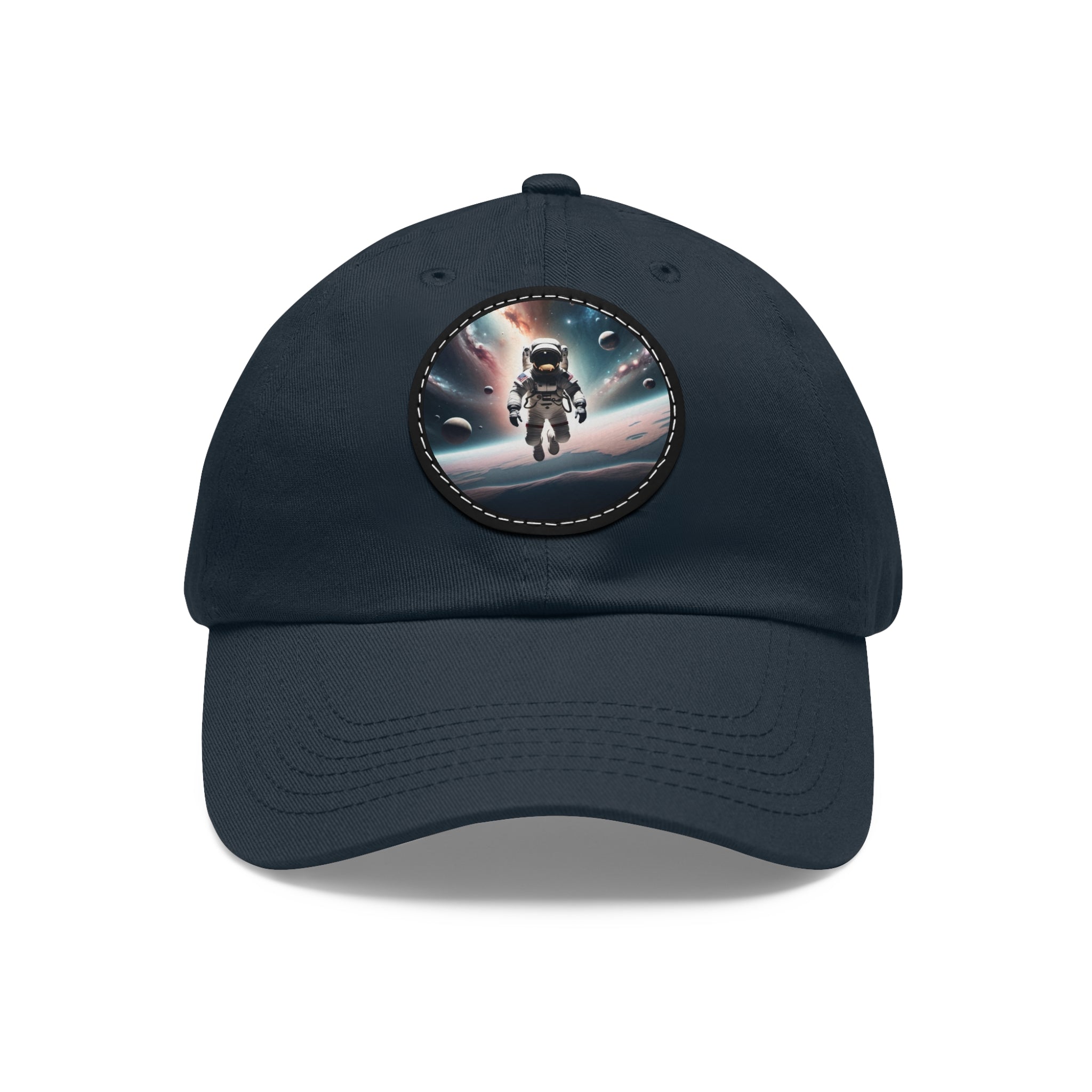 Wondrous hat with leather patch