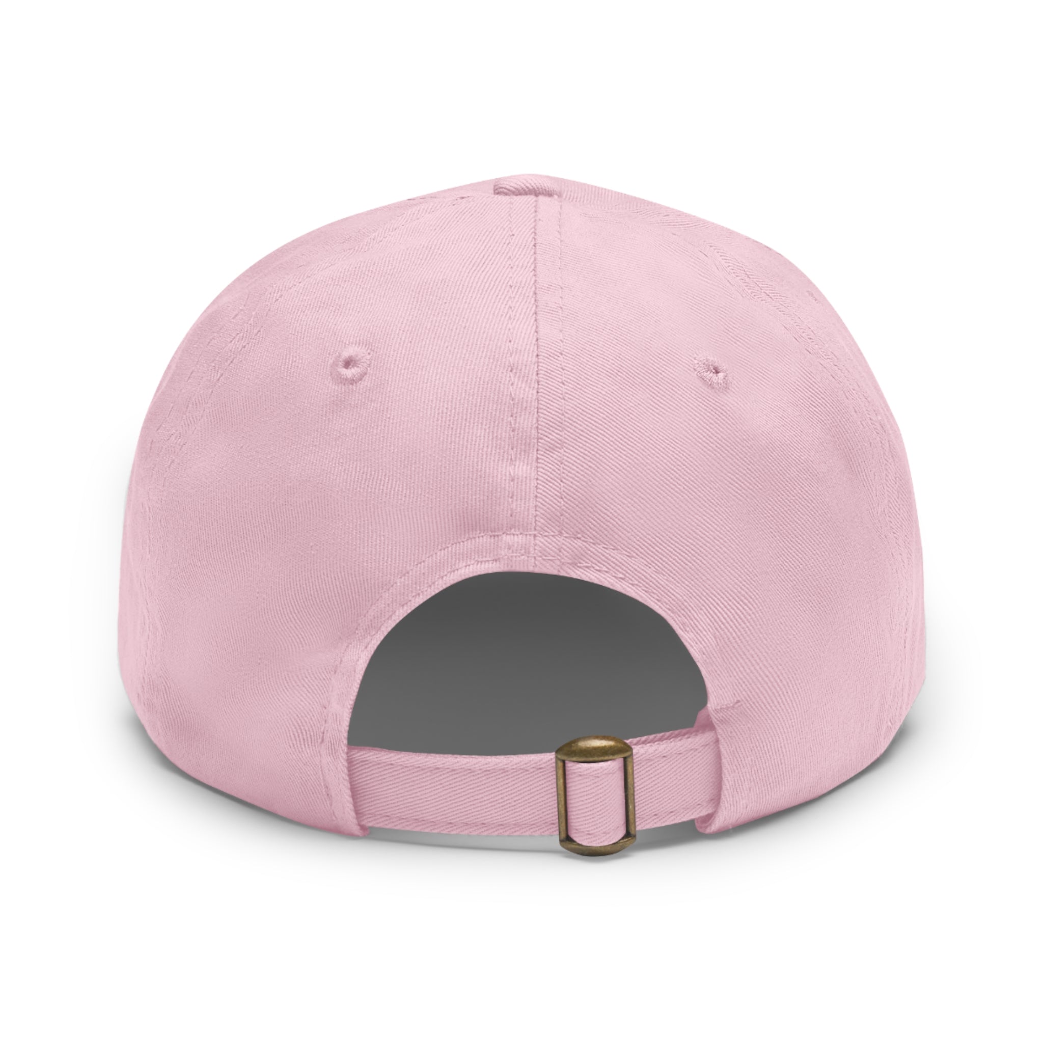 Quaint hat with leather patch