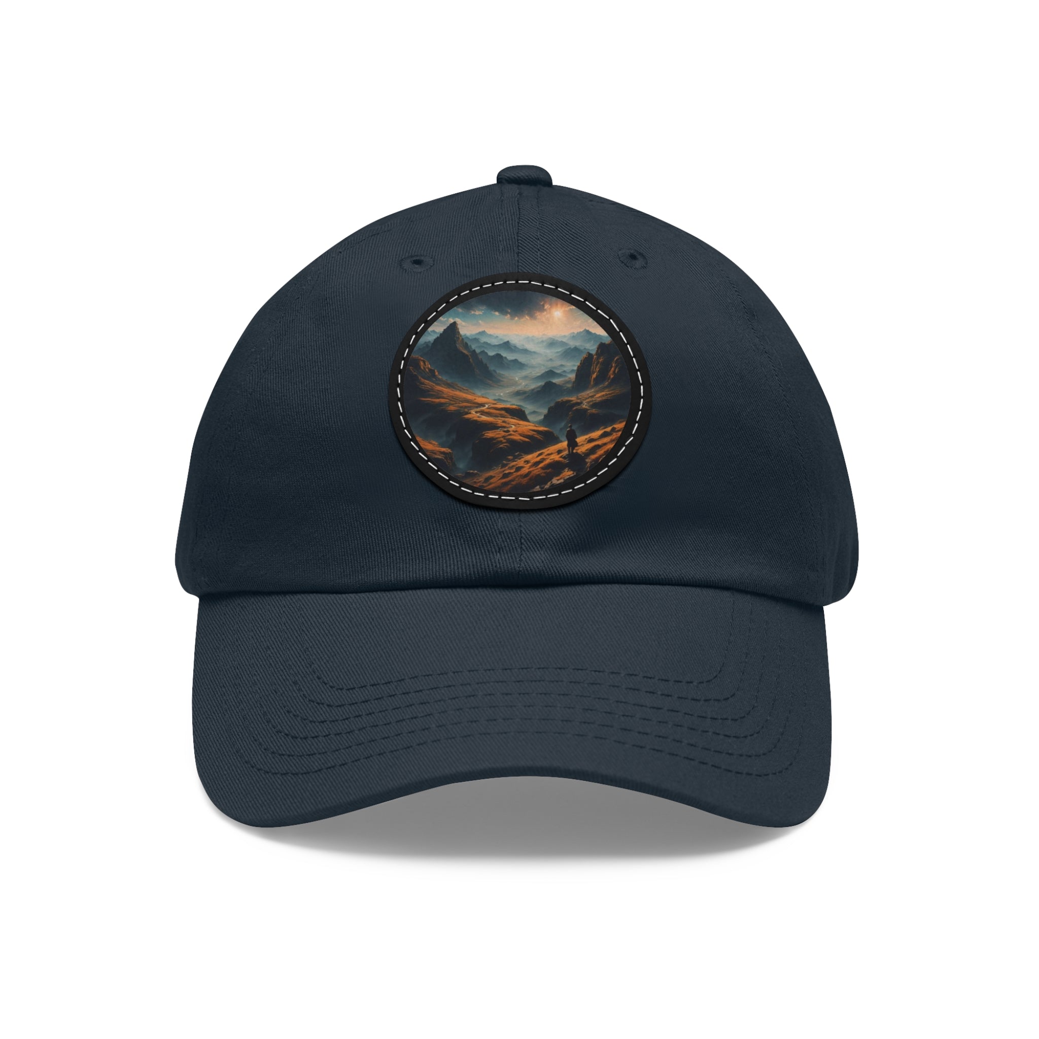 Relish hat with leather patch