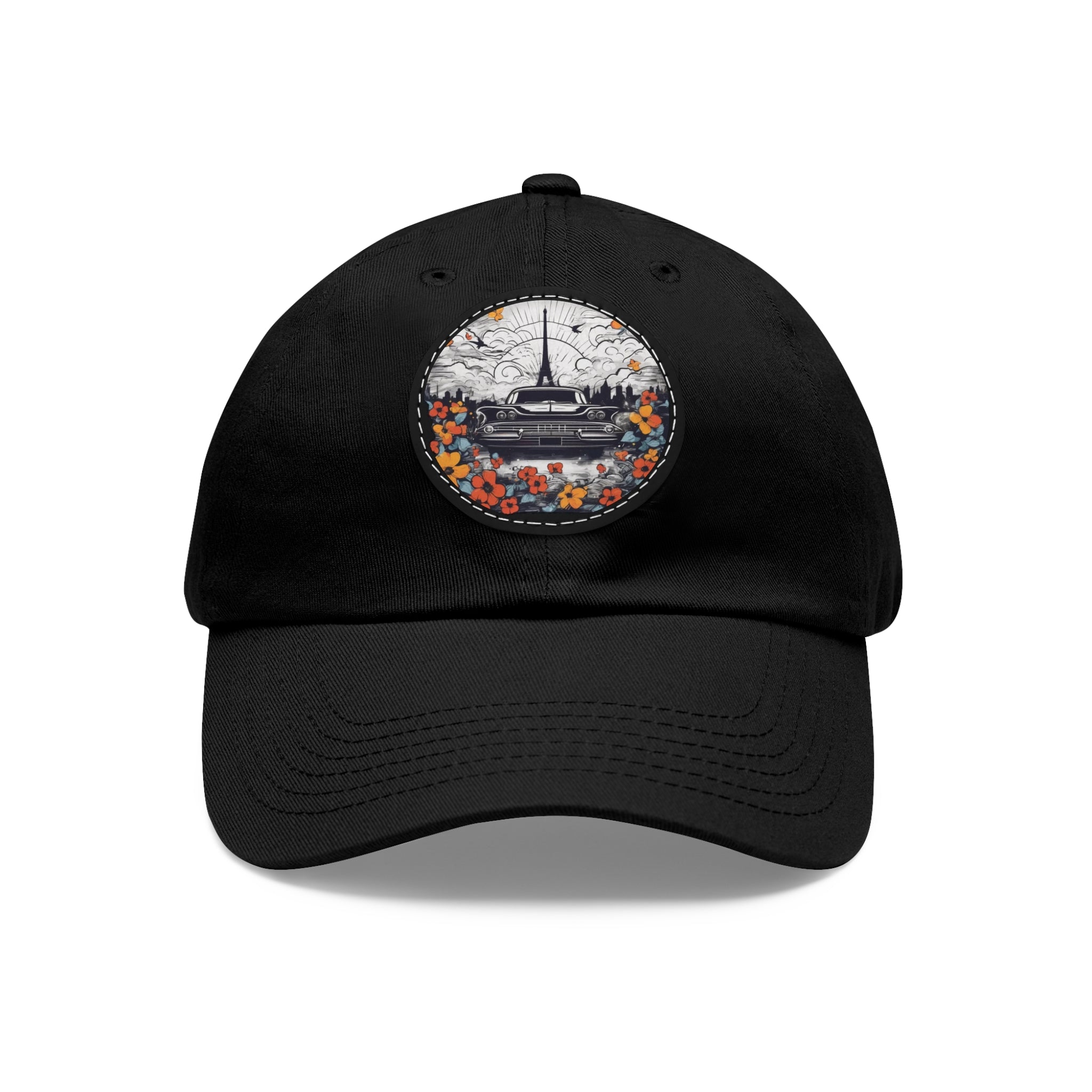 Nostalgia hat with leather patch