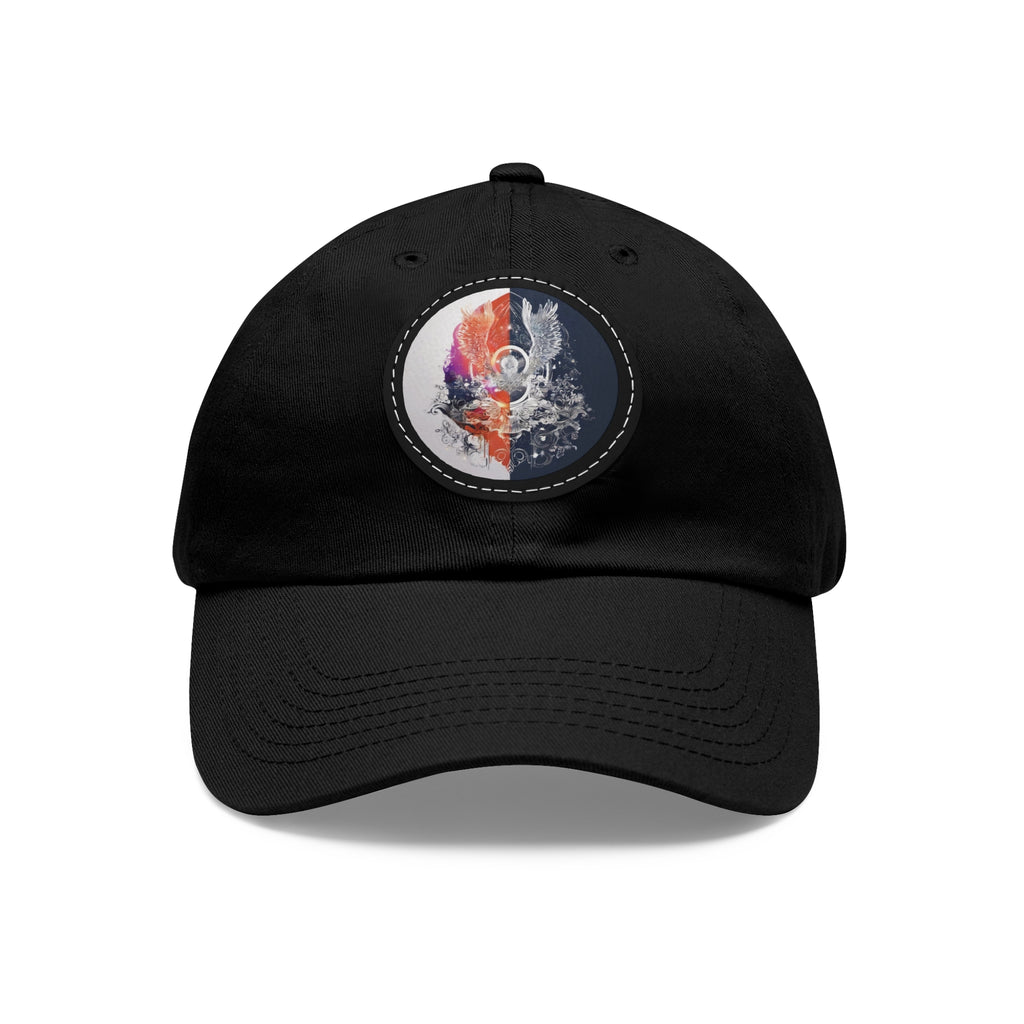 Angelic hat with leather patch