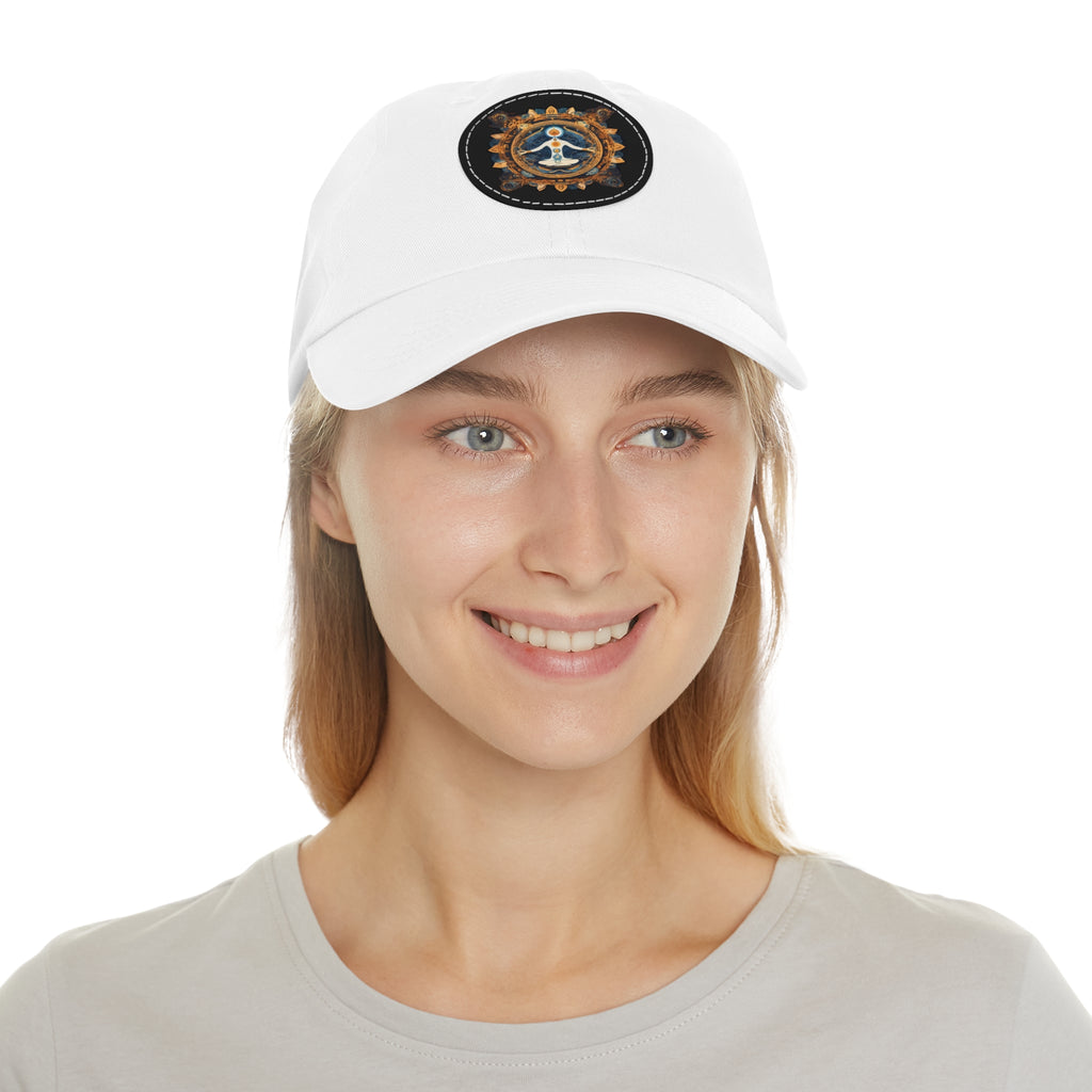 Tranquility hat with leather patch