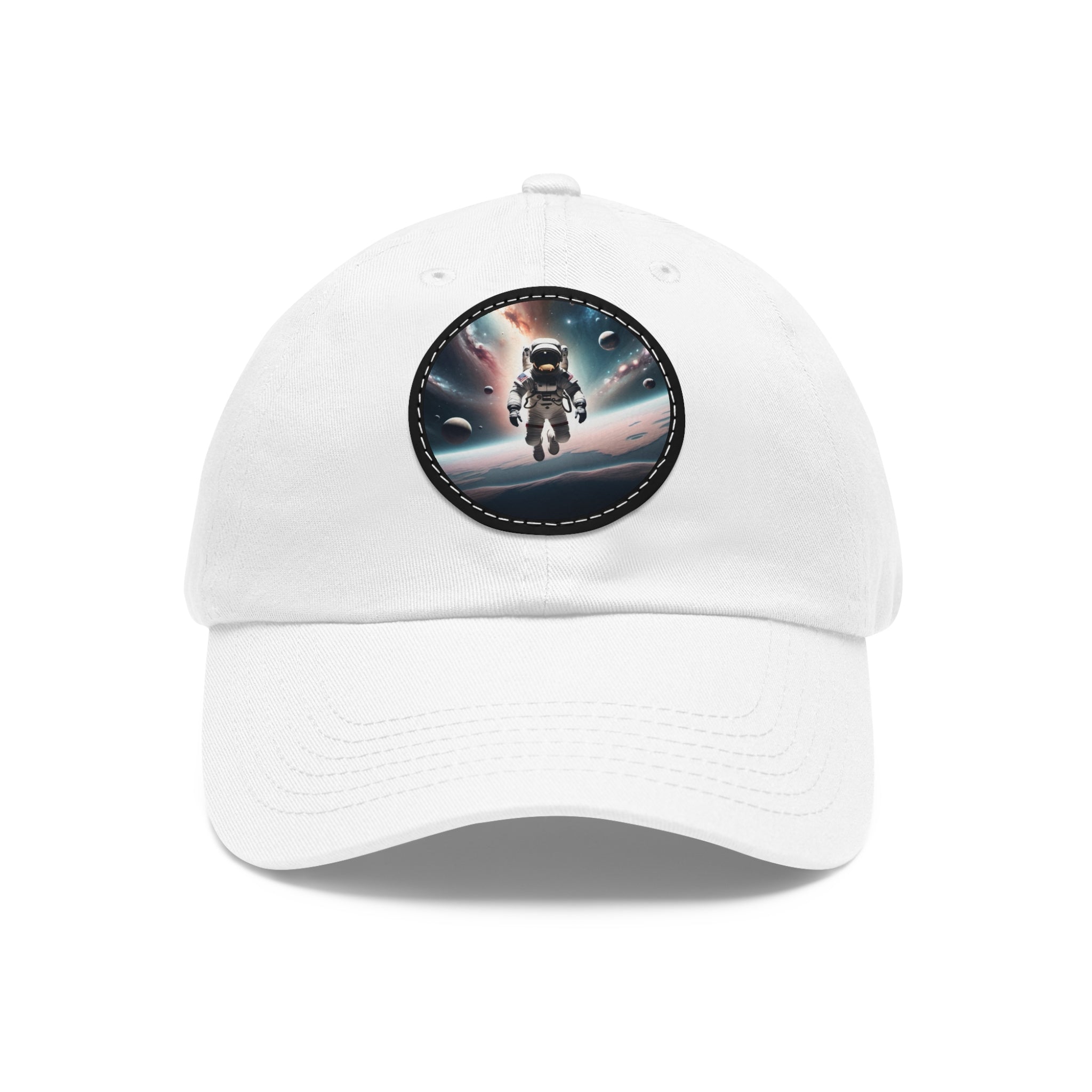 Wondrous hat with leather patch