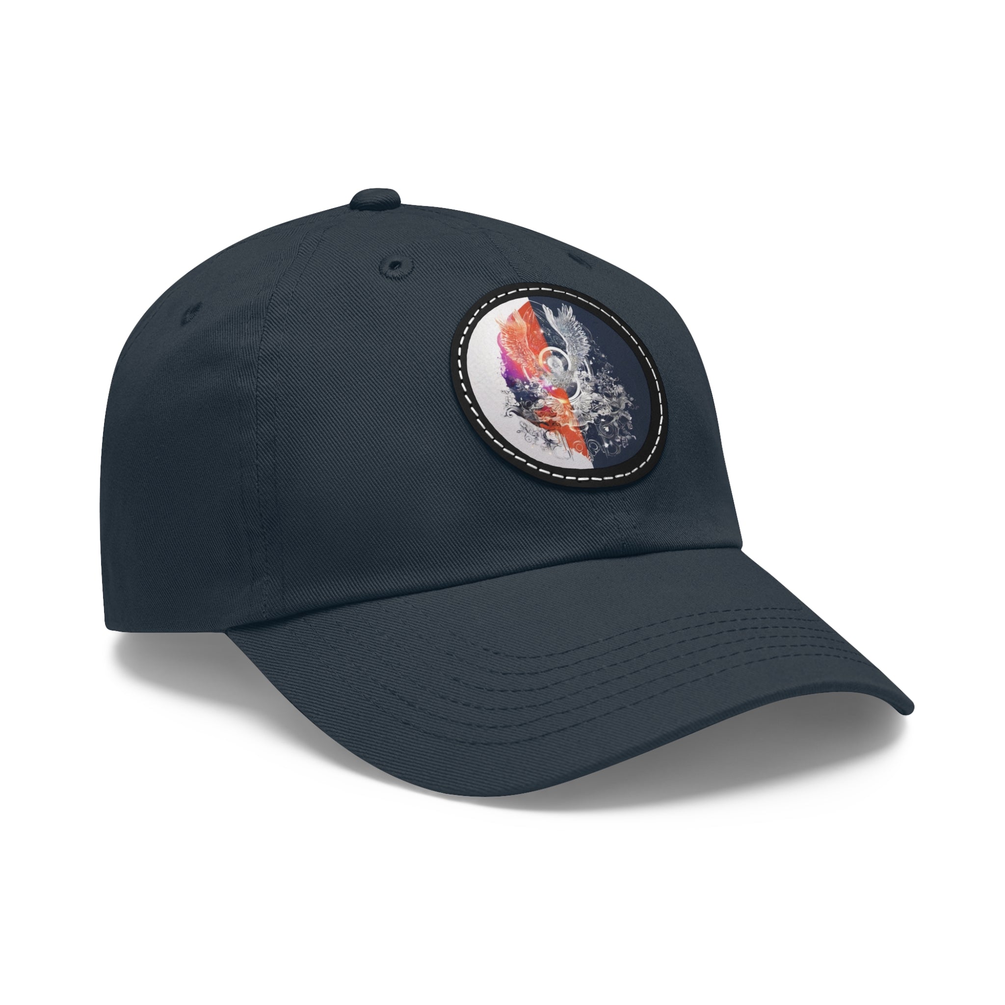 Angelic hat with leather patch