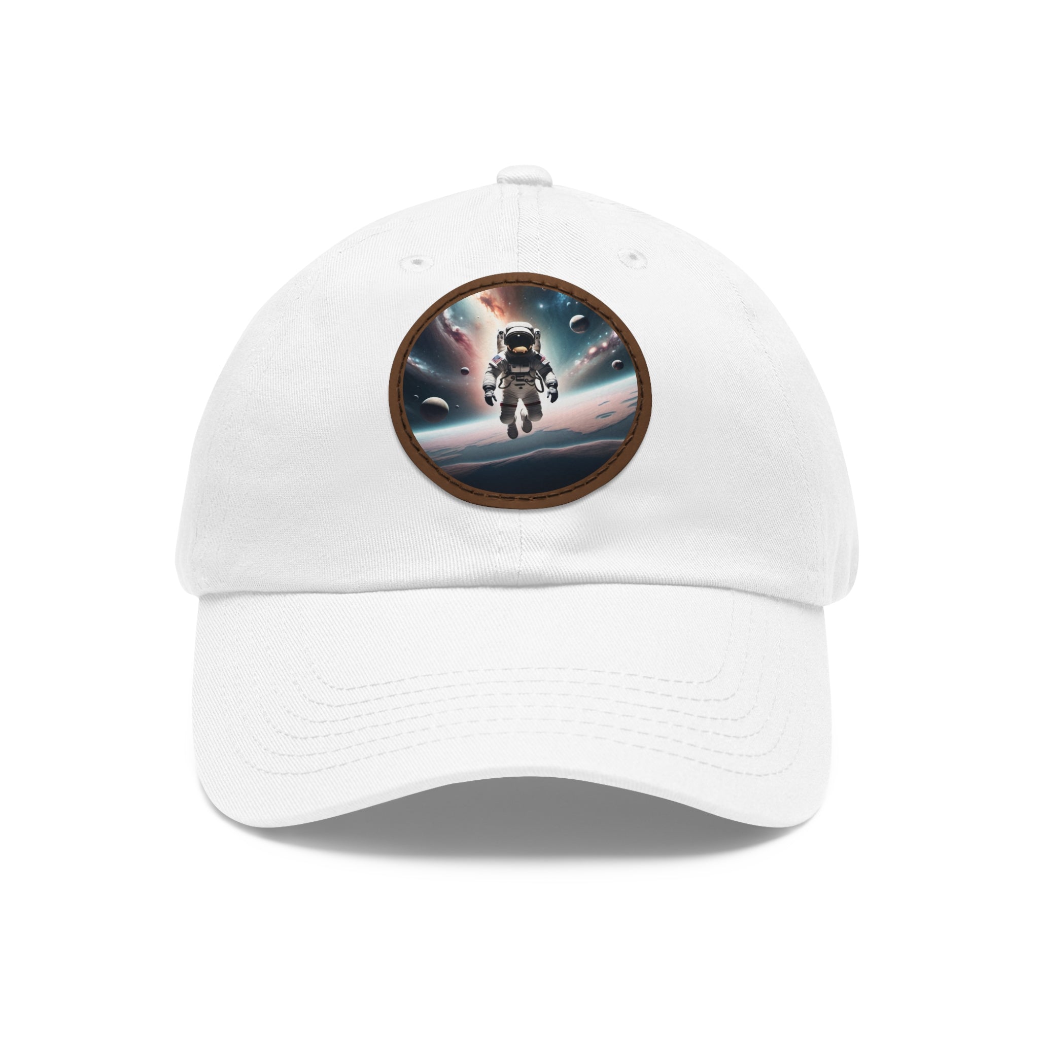 Wondrous hat with leather patch