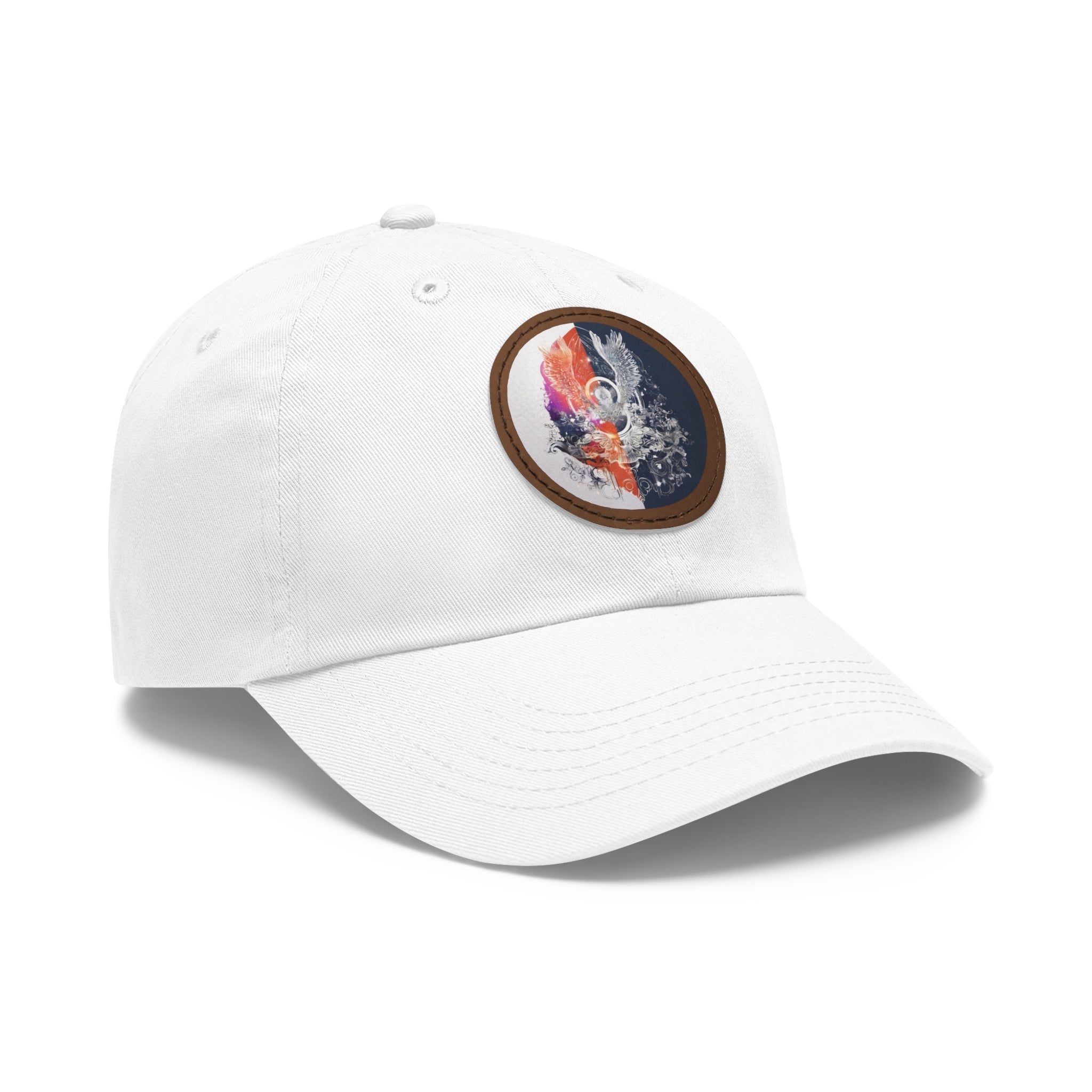 Angelic hat with leather patch
