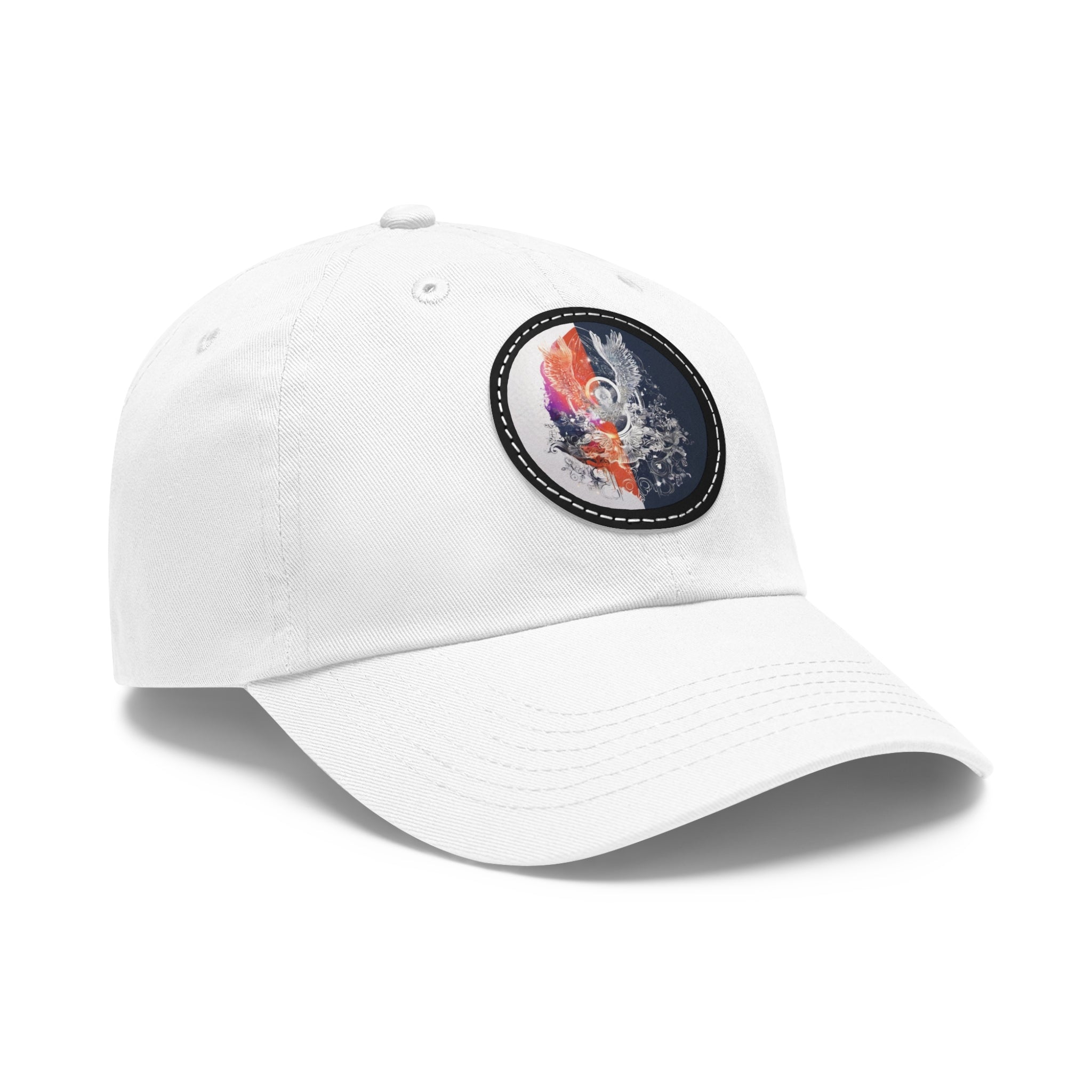 Angelic hat with leather patch