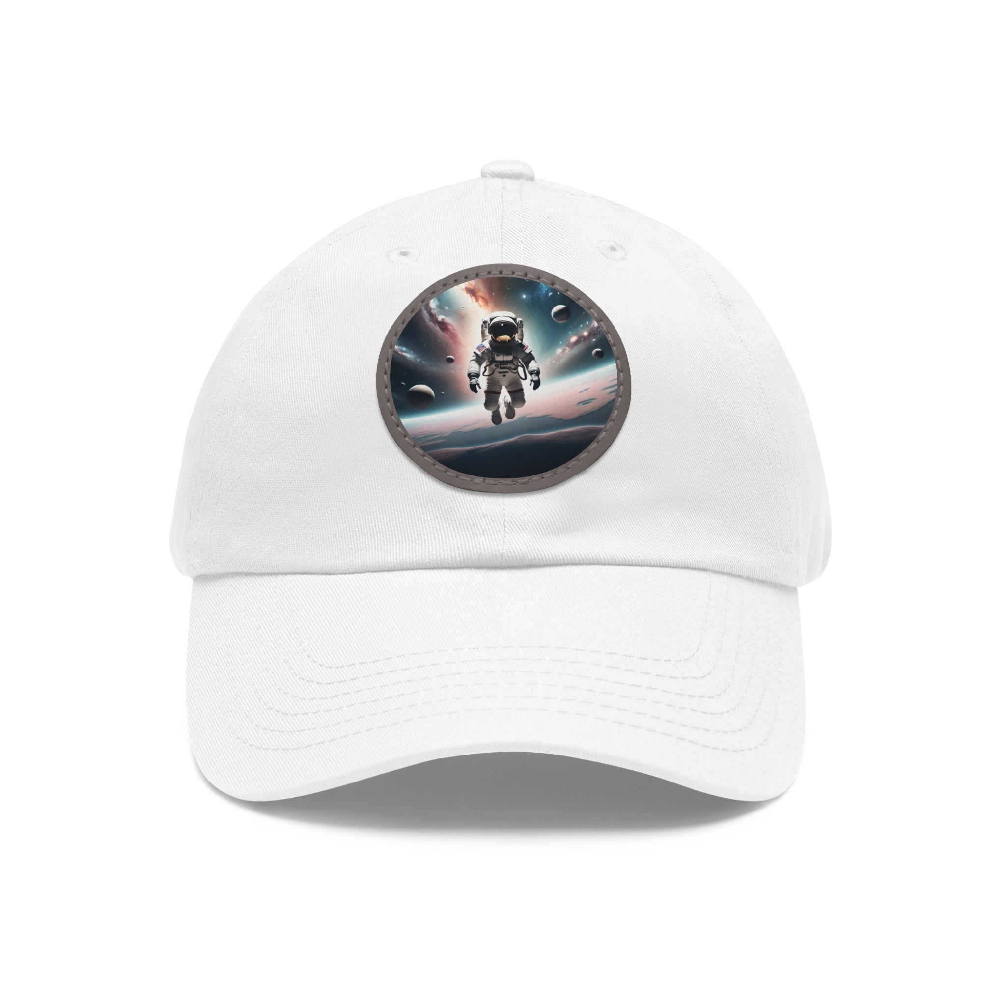 Wondrous hat with leather patch