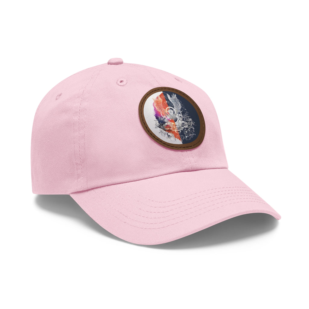 Angelic hat with leather patch