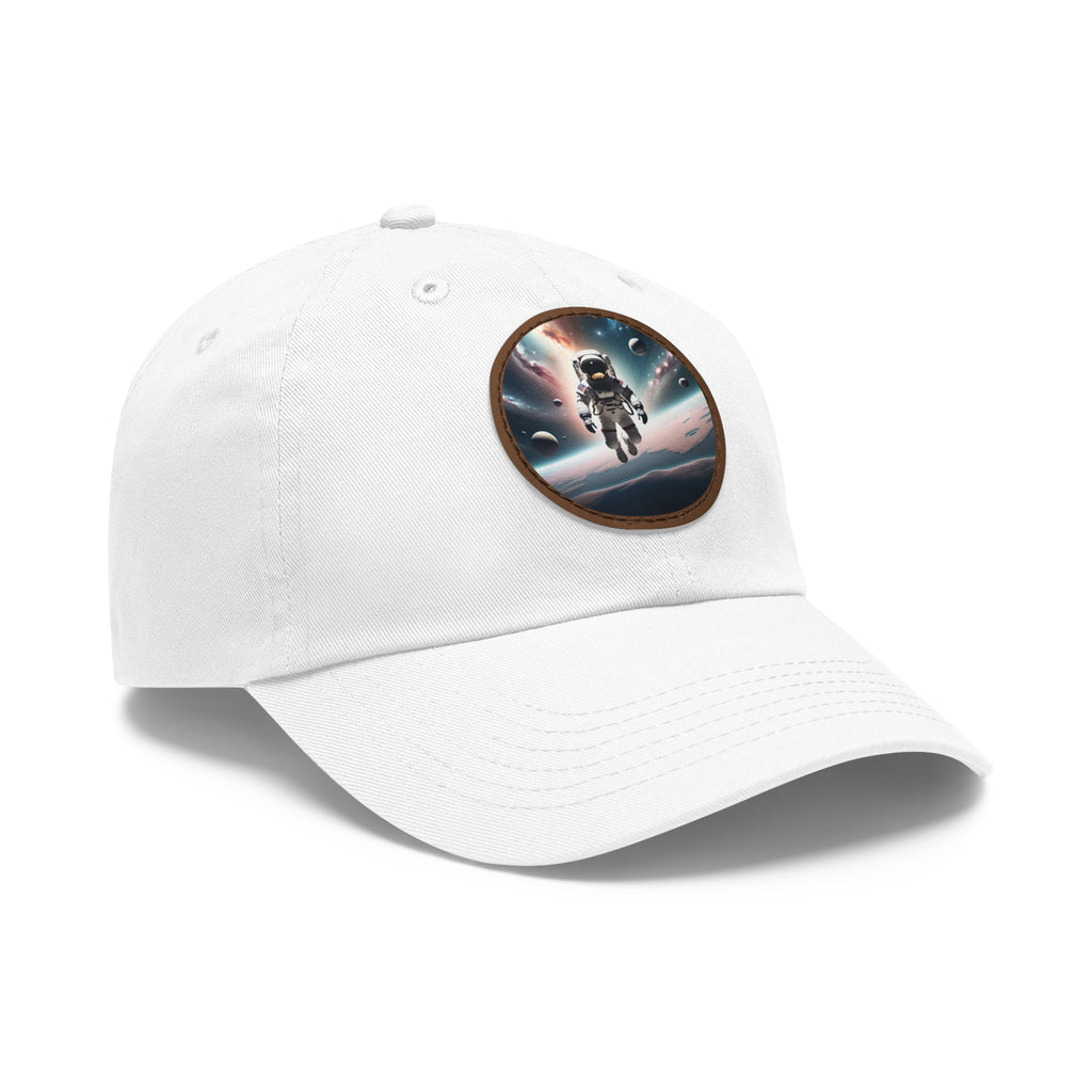 Wondrous hat with leather patch