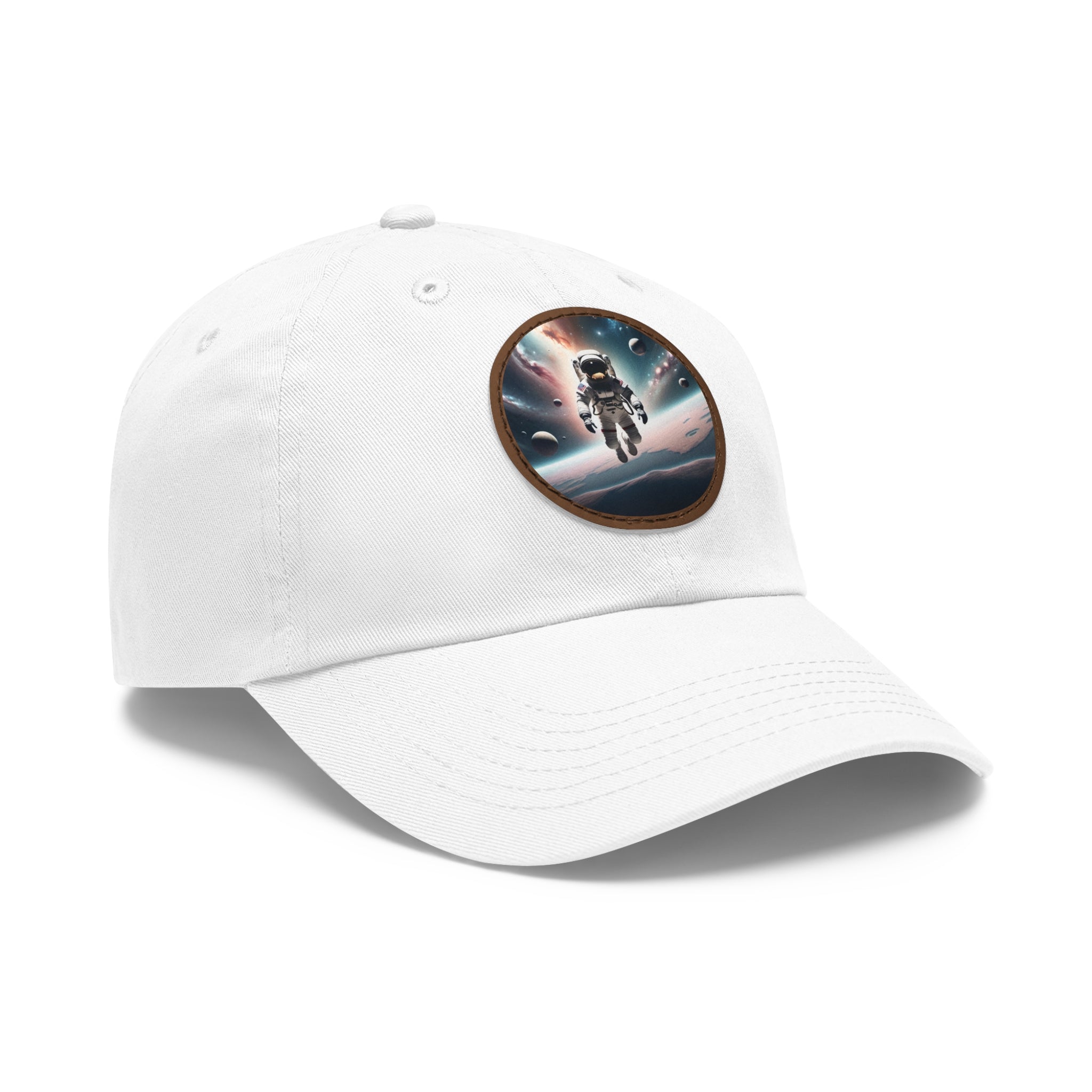 Wondrous hat with leather patch