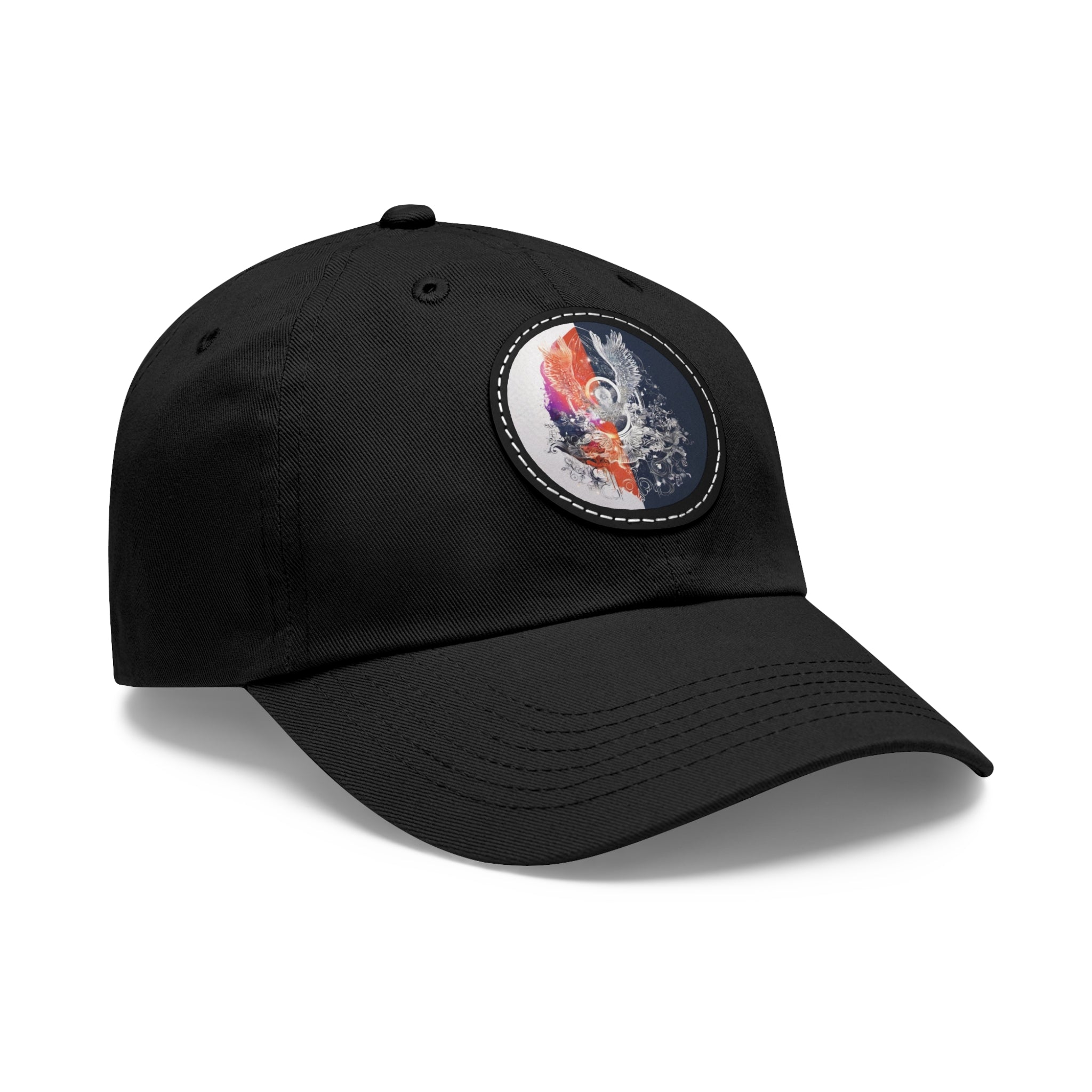 Angelic hat with leather patch