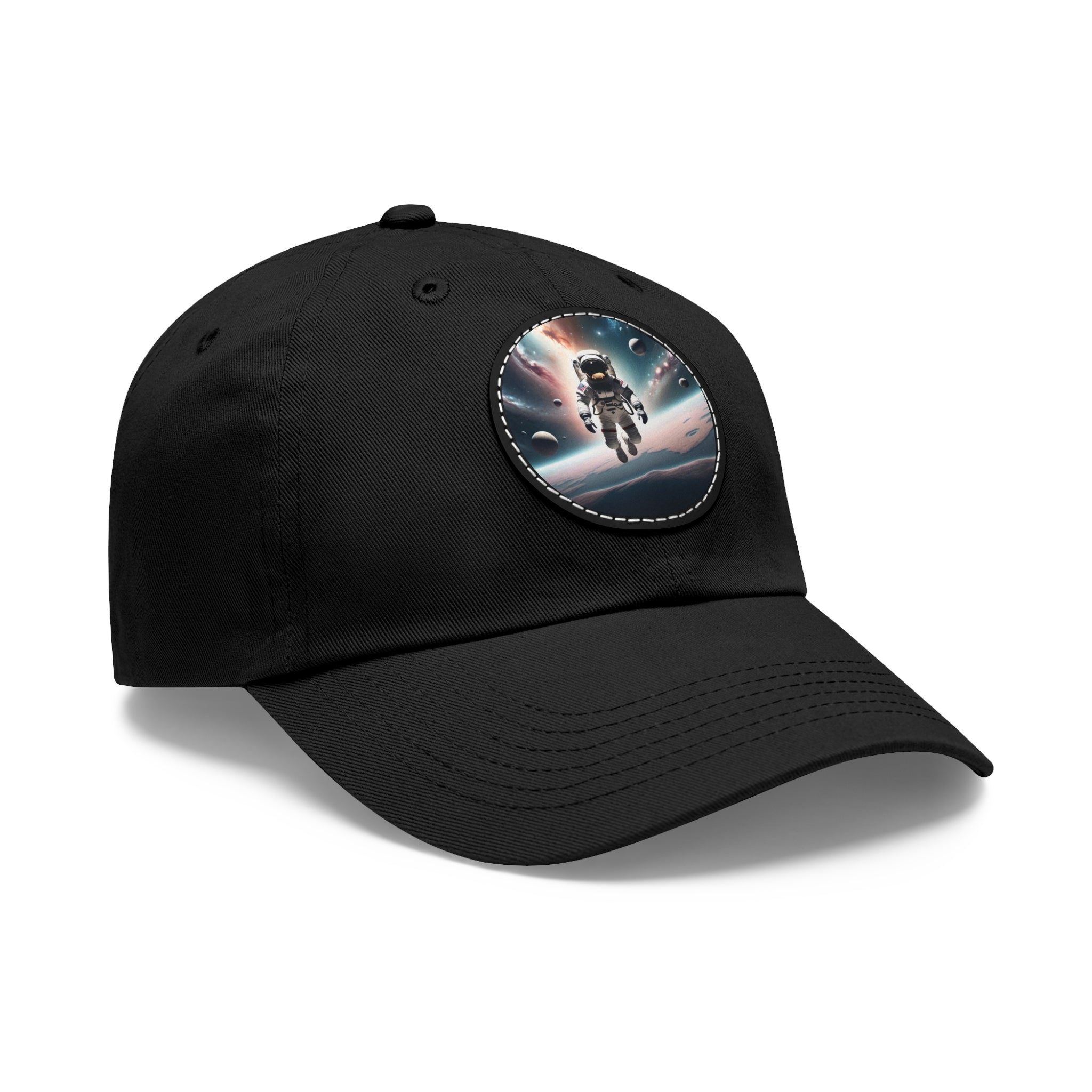 Wondrous hat with leather patch