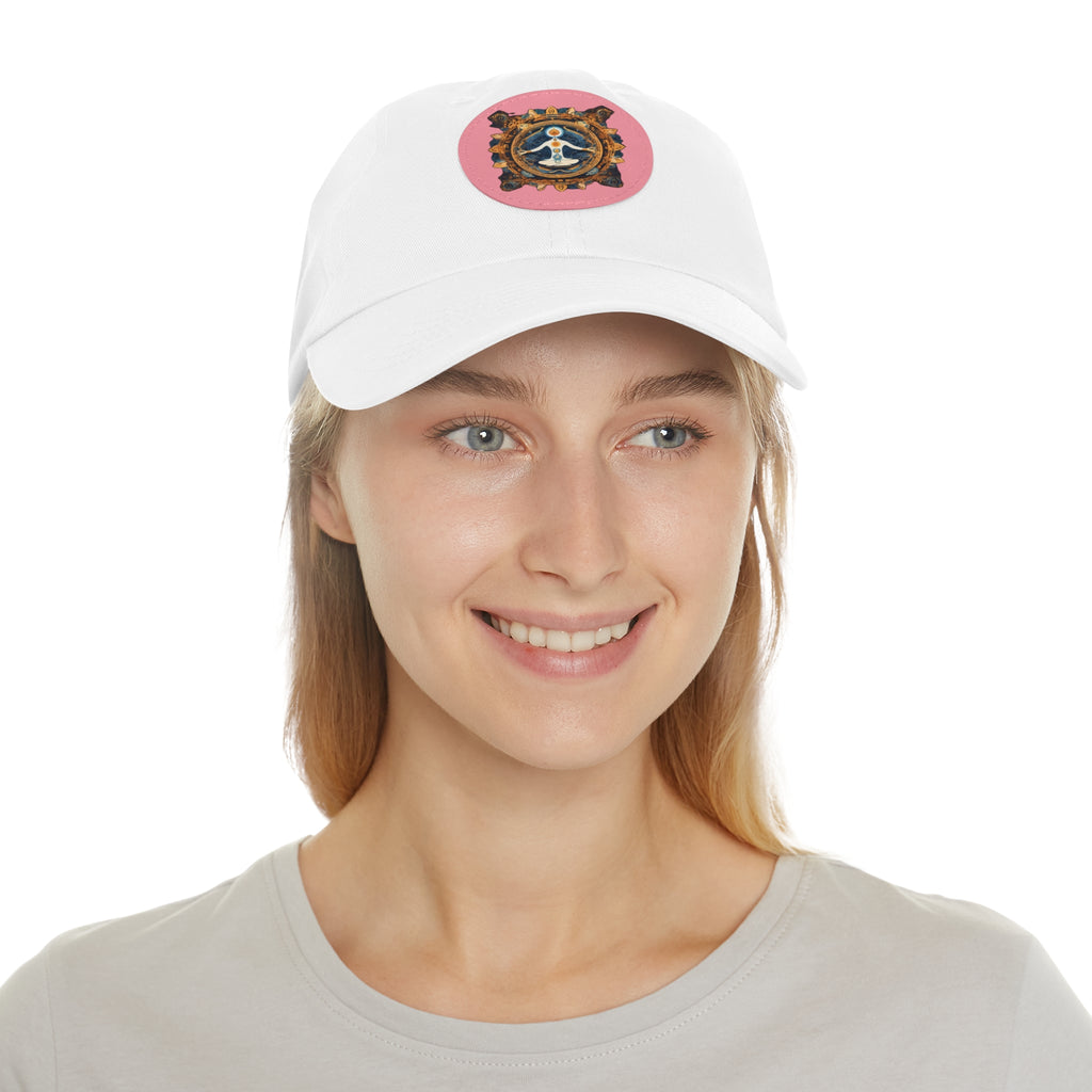 Tranquility hat with leather patch